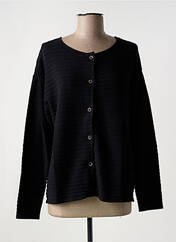 Gilet manches longues noir FRANSA pour femme seconde vue