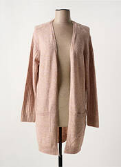 Gilet manches longues rose FRANSA pour femme seconde vue