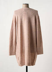 Gilet manches longues rose FRANSA pour femme seconde vue