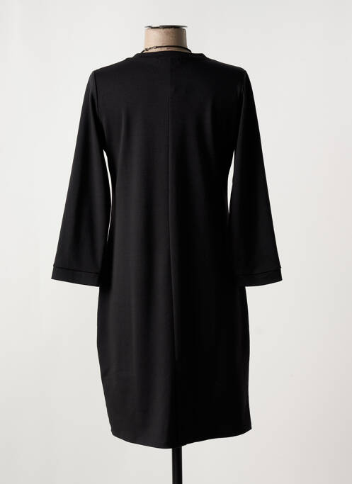 Robe courte manches longues manches longues noir CHATELET femme