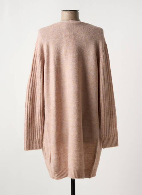 Gilet manches longues stretch rose FRANSA femme