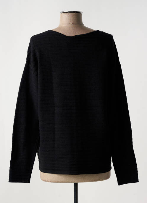 Gilet manches longues noir FRANSA pour femme