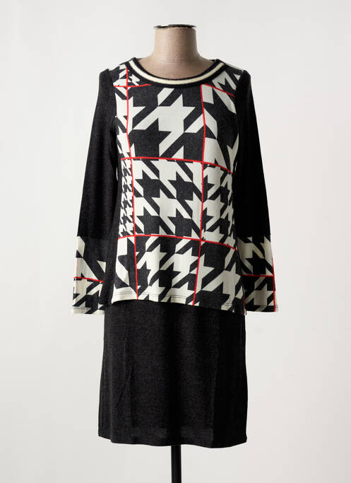 Robe mi-longue gris CHATELET femme