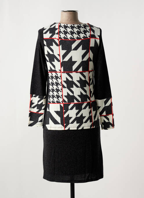 Robe mi-longue gris CHATELET femme