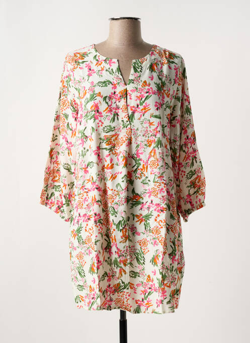 Tunique manches longues rose FRANSA pour femme