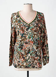 Blouse manches longues manches longues vert CHATELET femme