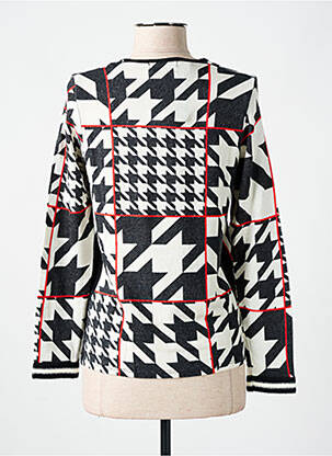 Pull coupe cintrée manches longues noir CHATELET femme