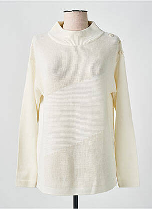 Pull coupe cintrée manches longues beige OLSEN femme