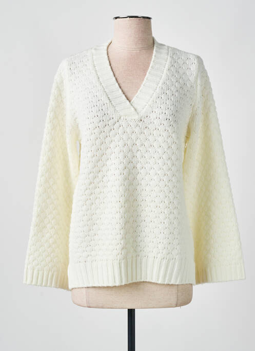 Pull beige FRANSA pour femme