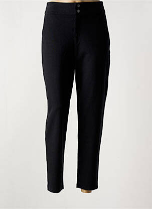 Pantalon slim taille élastique taille normale noir FRANSA femme