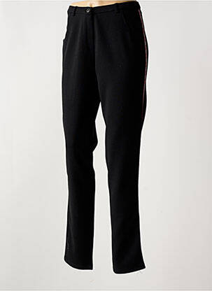 Pantalon slim taille normale taille normale noir GUY DUBOUIS femme