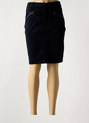 Jupe mi-longue taille normale noir FRANSA femme