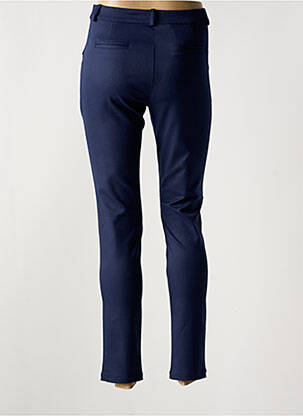 Pantalon slim tissage popeline taille normale bleu LE PETIT BAIGNEUR femme