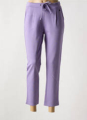 Pantalon 7/8 violet FRANSA pour femme seconde vue