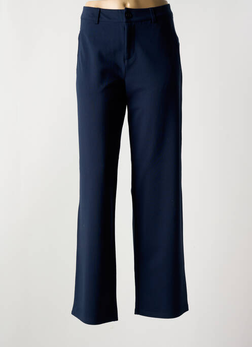Pantalon droit bleu FRANSA pour femme