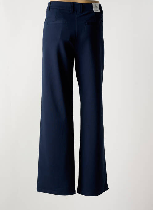 Pantalon droit bleu FRANSA pour femme