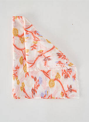 Foulard orange MALFROY pour femme