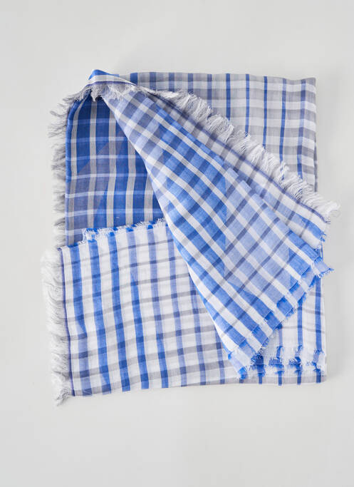 Foulard bleu MALFROY pour femme