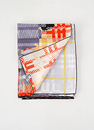 Foulard effet matière satinée noir MALFROY femme