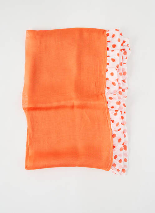 Col / Tour de cou orange MALFROY femme