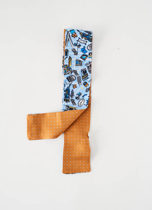 Foulard bleu MALFROY pour femme