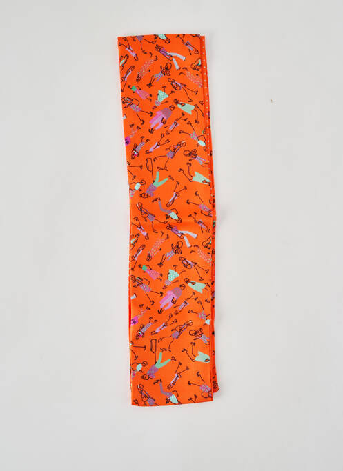 Foulard orange MALFROY pour femme