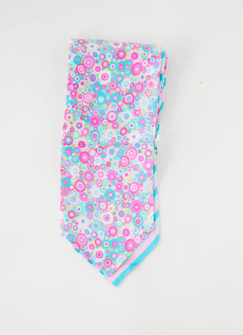 Foulard rose MALFROY pour femme
