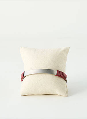 Bracelet jonc matériaux métal rouge KAKTUS femme