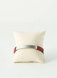 Bracelet jonc matériaux métal rouge KAKTUS femme