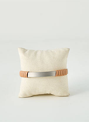 Bracelet jonc matériaux métal beige KAKTUS femme