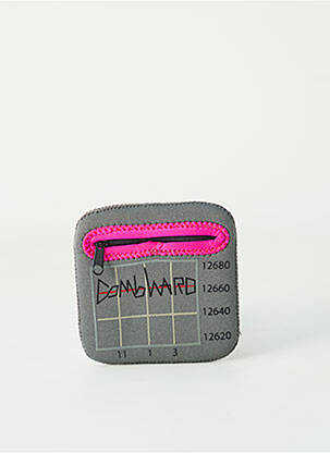 Porte-monnaie gris COMBHARD pour unisexe
