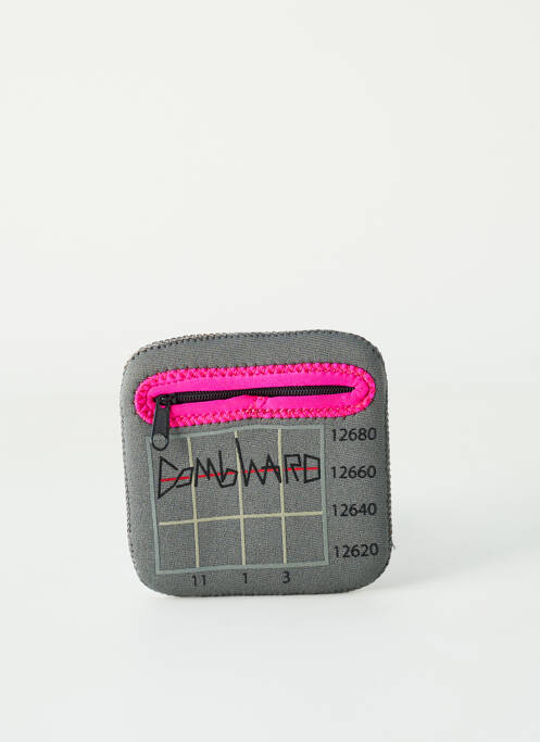 Porte-monnaie gris COMBHARD pour unisexe