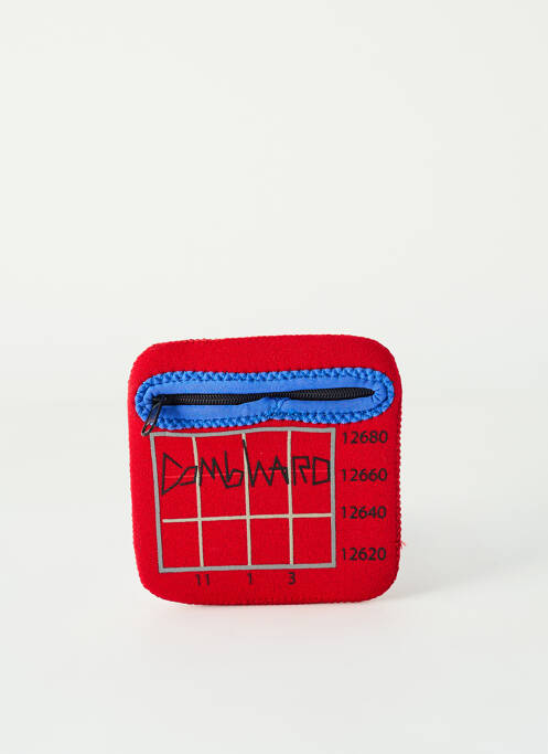 Porte-monnaie rouge COMBHARD pour unisexe