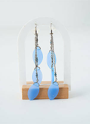 Boucles d’oreilles bleu KONPLOTT pour femme