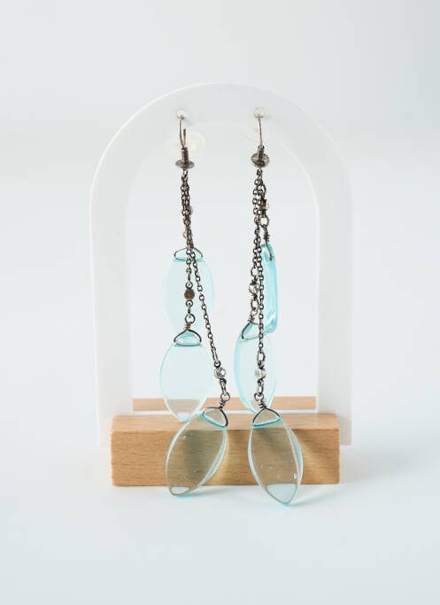 Boucles d’oreilles bleu KONPLOTT pour femme