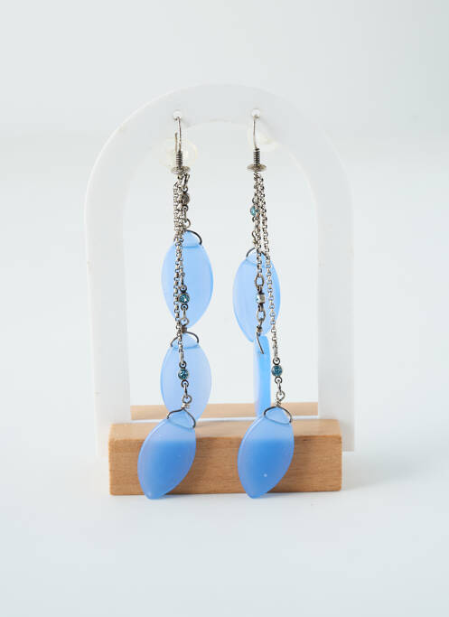 Boucles d’oreilles bleu KONPLOTT pour femme