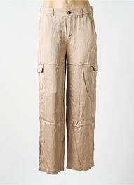 Pantalon cargo coupe droite taille normale beige STREET ONE femme
