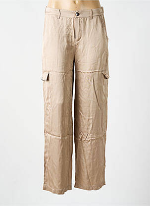 Pantalon cargo coupe droite taille normale beige STREET ONE femme