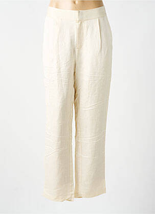 Pantalon chino taille normale taille normale beige SCOTCH & SODA femme