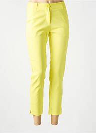 Pantalon 7/8 stretch taille normale jaune ANONYME DESIGNERS femme