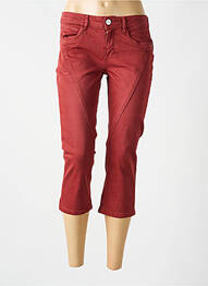 Pantacourt taille basse taille basse rouge STREET ONE femme