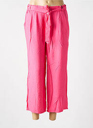 Pantacourt coupe droite taille normale rose BETTY BARCLAY femme
