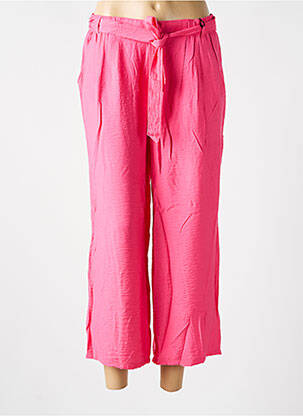 Pantacourt coupe droite taille normale rose BETTY BARCLAY femme