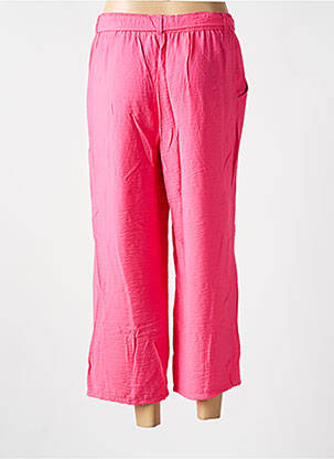 Pantacourt coupe droite taille normale rose BETTY BARCLAY femme