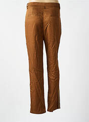 Pantalon chino marron LA PETITE ETOILE pour femme seconde vue