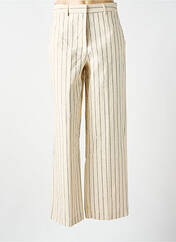 Pantalon droit beige SELECTED pour femme seconde vue