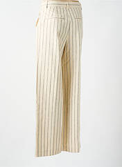 Pantalon droit beige SELECTED pour femme seconde vue