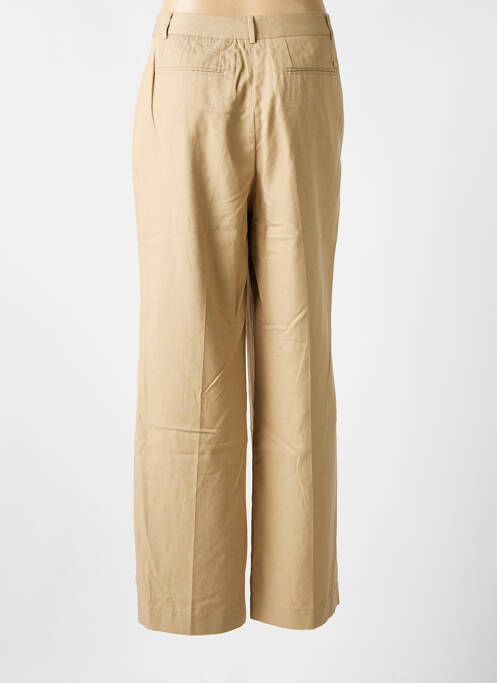 Pantalon large tissage popeline taille normale beige SCOTCH & SODA femme