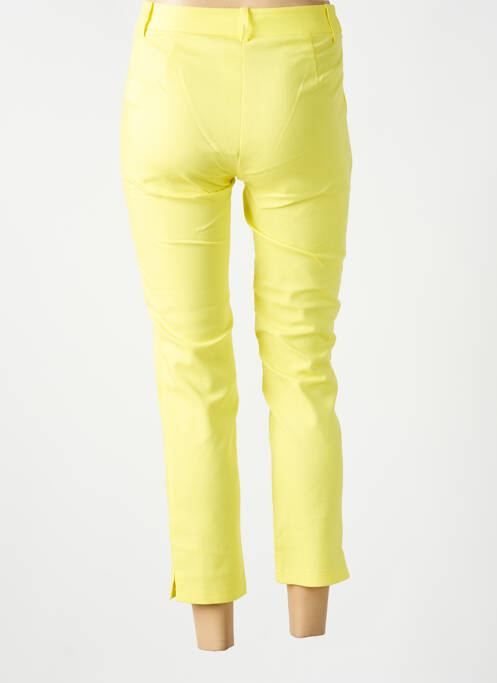 Pantalon 7/8 jaune ANONYME DESIGNERS femme
