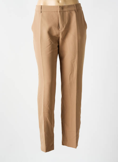 Pantalon chino marron SIGNE NATURE pour femme